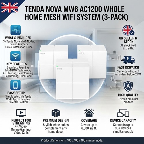 Tenda nova mw6 mesh wifi - nova,