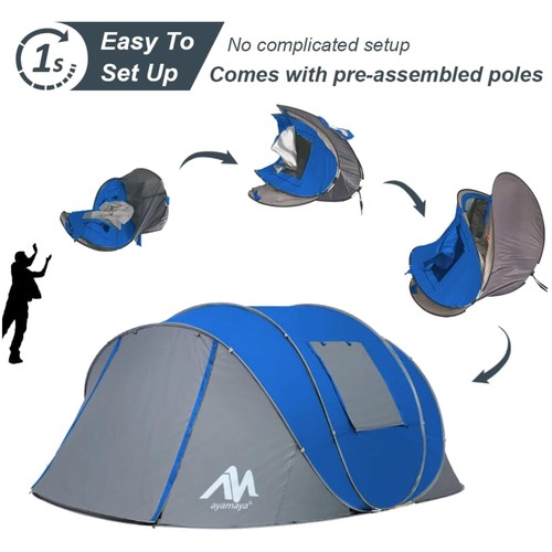 Ampia tenda campeggio - tenda,